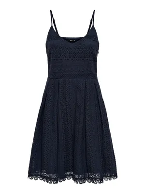 Produktbild von Jack&Jones ONLHELENA LACE S/L SHORT DRESS WVN Night Sky 34/36