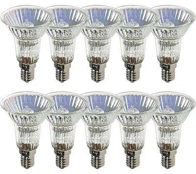 Produktbild von 10 x Halogen Vollglas Reflektor PAR16 40W E14 Alu warmweiß dimmbar flood 35°