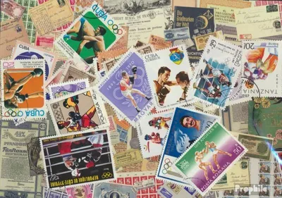 Produktbild von Briefmarken Motive 25 verschiedene Boxsport Marken