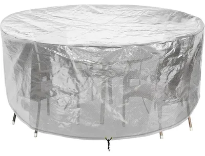 Produktbild von Gartenmöbel-Abdeckung wasserdicht 230x90 cm transparent Polyethylen