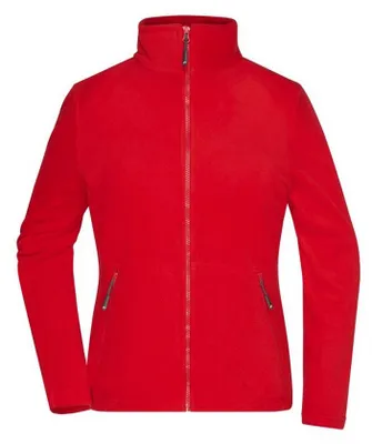 Produktbild von James and Nicholson - Fleecejacke für Damen LT2498 (XXL) (Rot)