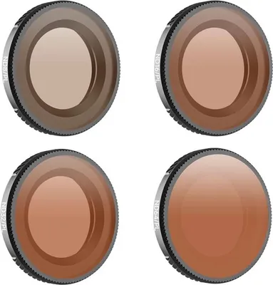 Zdjęcie produktu dla Zestaw 4 Filtrów Sunnylife Nd8/Pl + Nd16/Pl + Nd32/Pl + Nd64/Pl Do Osmo Nano