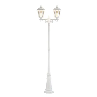 Image de Konstsmide Firenze en aluminium laqué blanc avec verre transparent