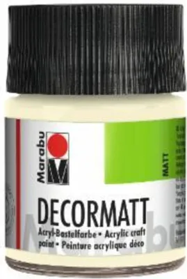 Produktbild von Decormatt Acryl - Elfenbein 271 50 ml. Packung mit 6 Stück