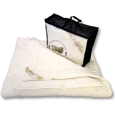 Produktbild von Bio Merino Schafschurwolle Ganzjahresdecke Kuschelzeit kbA und kbT in 240x220 cm