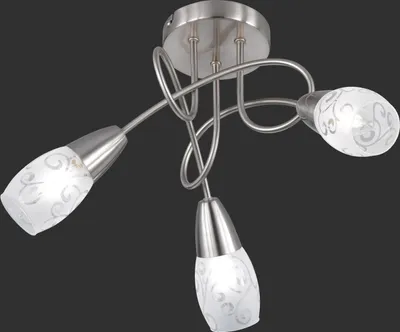 Zdjęcie produktu dla Lampa wisząca COLMAR srebrno-biała 3xE14x28W metal wym:25x47x47cm IP20 RL