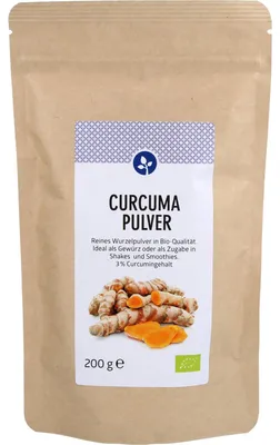 Immagine prodotto di Curcuma in polvere biologica 200 g