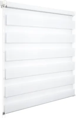 Produktbild von WOLTU Doppelrollo Klemmfix ohne Bohren Weiß 85x130cm (BxH) verdunkelnd Rollos