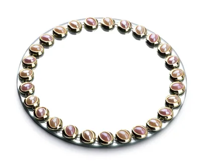 Productafbeelding van Kersttafelonderzetter, 20 cm, glas. Onderzetter voor kaarsen, kandelaar. MONDEX ELIA