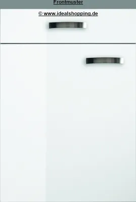 Produktbild von Küchen Schubladenunterschrank mit Arbeitsplatte Oslo U636-9 in weiß 60 cm breit