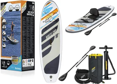 Obrázok produktu pre Bestway® Hydro-Force™ SUP Allround Board-Set White Cap mit Sitz 305 x 84 x 12 cm