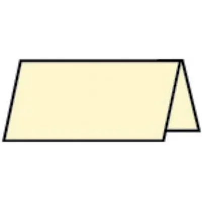 Produktbild von Tischkarte Paperado - 10 x 10 cm, 220 g/qm, chamois gerippt, 100 St.