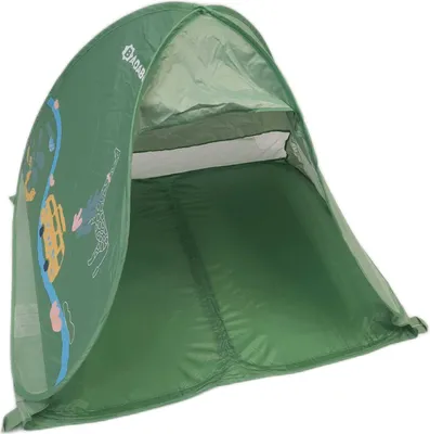 Produktbild von Badabulle Strandmuschel Safari UV Schutz 50+ Strandzelt Pop Up System 125 x 100 superleicht,