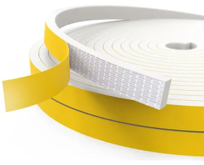 Zdjęcie produktu dla Taśma uszczelniająca drzwi - 10 x 6 mm - 10 m - Biała - Do drzwi i okien