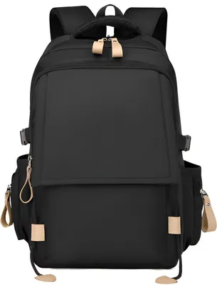 Image de CarryQuest® - Sac à dos pour ordinateur portable, 20-35 litres, en nylon, noir