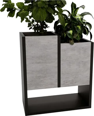 Produktbild von Blumenständer für Innenräume, Blumenkasten ohne Einsatz, Pflanzkasten 50x44x22,6cm