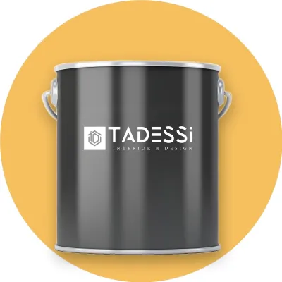 Produktbild von TADESSI Wandfarbe Gelb - Maisgelb - abwaschbare Innenfarbe matt - Dispersionsfarbe - Geruchsarm und Lösemittelfrei - 1 Liter Gebinde