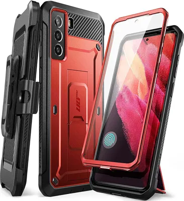 Produktbild von Supcase Unicorn Beetle PRO SUP-Galaxy2021-S21FE-UBPro-SP-Ruddy, Cover, Samsung, Galaxy2021-S21FE, 16,3 cm (6.4"), Rot