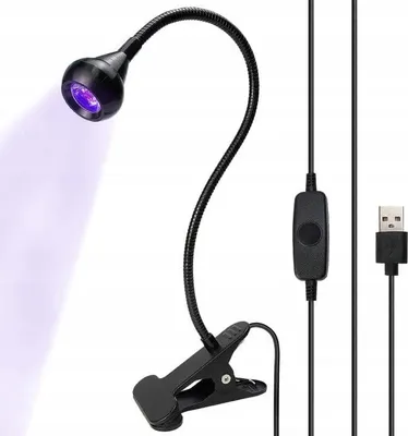 Productafbeelding van UV-Lamp Ganshals – 3W voor Soldeermasker Uitharding | 395–405nm, USB 5V, 32cm | voor PCB Reparatie, Resin en Nagels