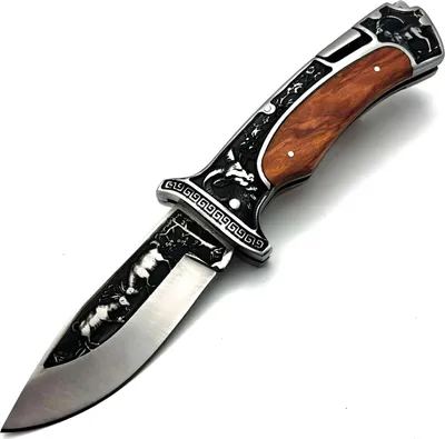 Obrázek produktu pro Outdoorový skládací nůž A3191 - Hnědá KP39436