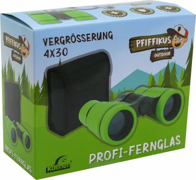 Produktbild von PFIFFIKUS 42392 4X32 Fernglas, 4-fache Vergrößerung, 32 mm Objektivdurchmesser, NO WATER_SCRATC