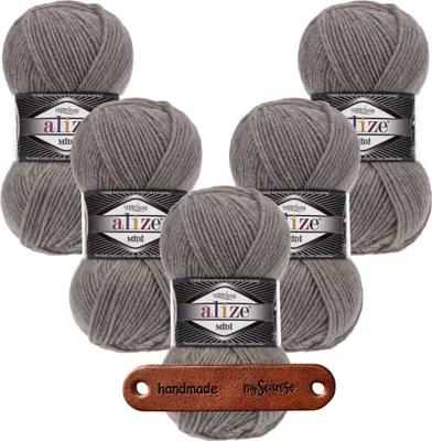 Produktbild von 5 x ALIZE Superlana Midi 283 mit Label