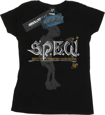 Produktbild von Harry Potter - "Elfish Welfare" T-Shirt für Damen BI23104 (XL) (Schwarz)