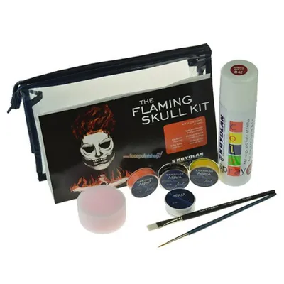 Produktbild von Kryolan the flaming skull kit
