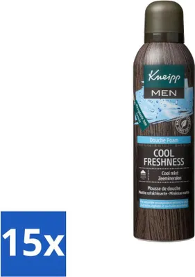 Produktbild von Kneipp - Duschschaum - Men Kühle Frische - Frischer Duft - 200 ml - Vorteilspack - 15 Stücke