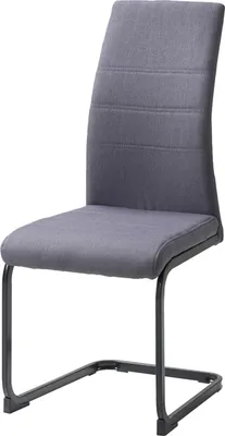 Produktbild von Schwingstuhl SallyP Grau, hohe Rückenlehne, Kufengestell, 99 cm hoch, Sitzhöhe 47,5 cm
