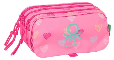 Produktbild von Benetton Heart 3-teiliges Federmä ppchen