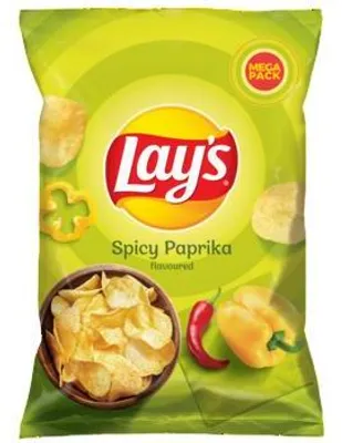 Zdjęcie produktu dla Chipsy ziemniaczane Lay's o smaku pikantnej papryki 200g