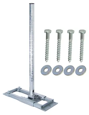 Produktbild von PremiumX DELUXE X130-48 Dachsparrenhalter 130cm Mast Ø 48mm mit Holzschraubenset 4 tlg