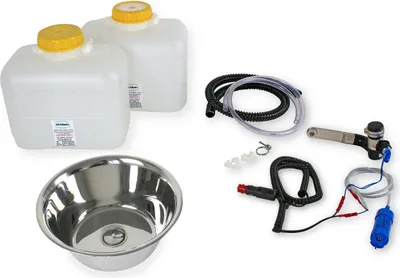 Image de 12V Mini-cuisine Camping Kit Technique Bloc cuisine 28cm Camping-car T4 T5