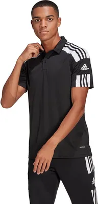 Produktbild von Adidas Squadra 21 Poloshirt Herren - Schwarz / Weiß | Größe: XS