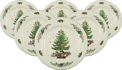 Produktbild von Seltmann Weiden Marieluise Weihnachten Brotteller ø 17,1 cm 6er Set