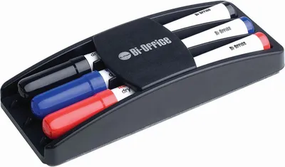 Obrázok produktu pre BI-OFFICE AA0106 Popisovač na bielu tabuľu s držiakom, rôzny