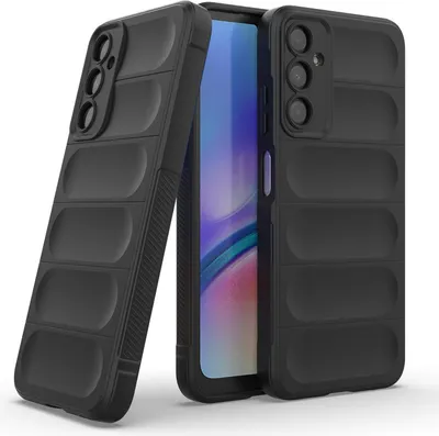 Produktbild von Handy Hülle für Samsung Galaxy A05s Grip Case Cover Schutzhülle Softgrip Farbe: Schwarz