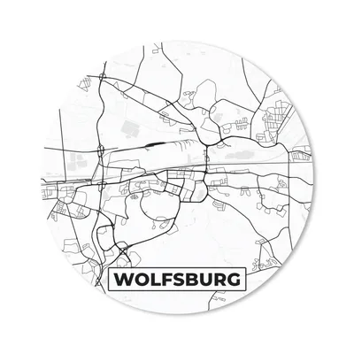 Produktbild von MuchoWow® Mauspad Mousepad Wolfsbridge - Karte - Stadtplan 40x40 cm - Mousepads - Maus Mat - Pad - Mausunterlage - Schreibtisch Accessoires