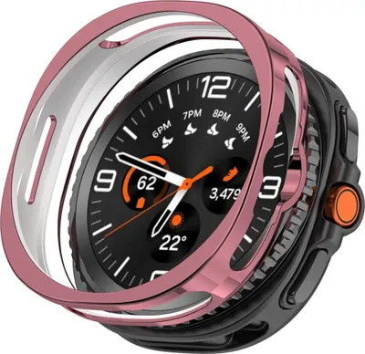 Image de Étui de protection en TPU pour Samsung Galaxy Watch8 Classic 46 mm Half Hollow Pink