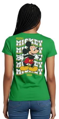 Produktbild von Mickey & Minnie Mickey Mouse Original 1928 Frauen T-Shirt, L, Kelly Green