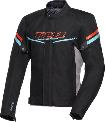 Produktbild von FLM Traction Textiljacke Motorrad, Wasserdicht, Atmungsaktiv, POLO