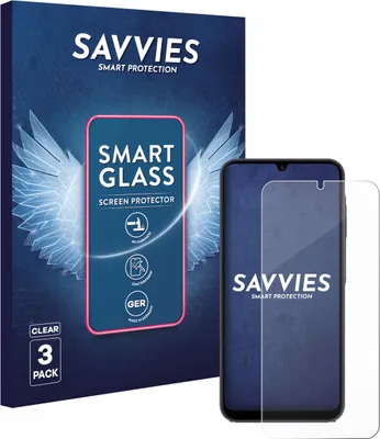 Produktbild von 3x Savvies Schutzglas Folie für Samsung Galaxy A25 5G 9H Panzer Schutzfolie Glas Displayschutz klar transparent