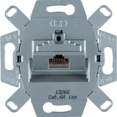 Image de Hager Prise 1x RJ45 blindée Cat.6a G3139