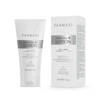 Produktbild von KBruShop FARMASI WHITENING + LOTION Aufhellender & Nährender Balsam geg. Pigmentflecken 150 ml