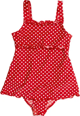 Produktbild von Playshoes - UV-Badeanzug für Mädchen - Röckchen - Punkte - Rot