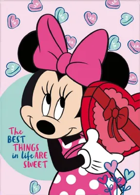 Immagine prodotto di Coperta in pile di Minnie Mouse, coperta coccolosa 100 x 140 cm