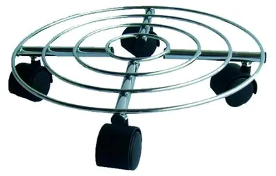 Produktbild von Pflanzenroller Ø 30 cm max. 50 kg verchromt
