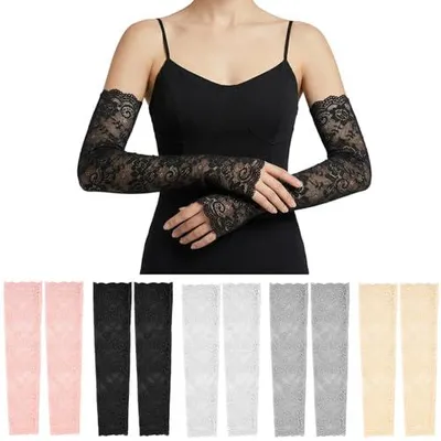 Produktbild von Kantarmmouwen Damen - Elegante Blumenmuster - Modell 4762KNLG7265