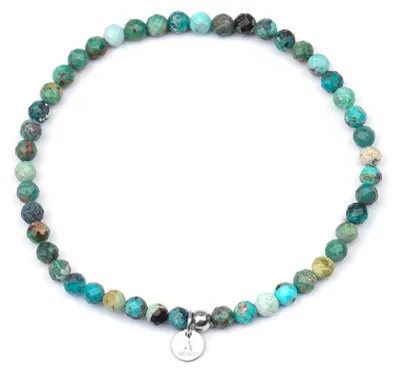 Image de Bracelet de perles avec turquoise Hubei POL-B18/20G